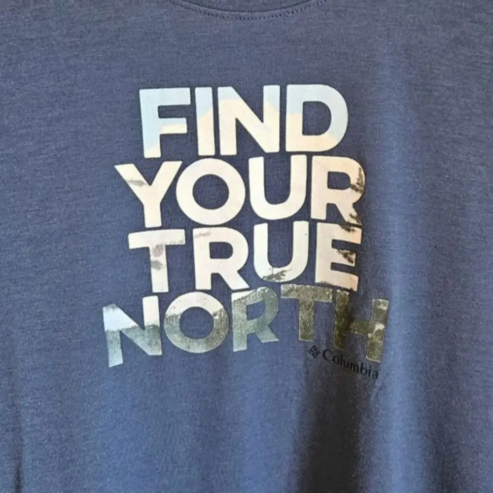 The North Face Women's TShirt Find Your True North Navy XSmall - Picture 2 of 5